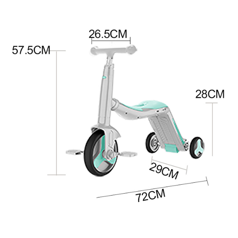 FL-868 Skuter Kanak-Kanak 3 Dalam 1